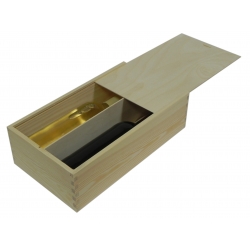 Pudełko zasuwane na 2 butelki